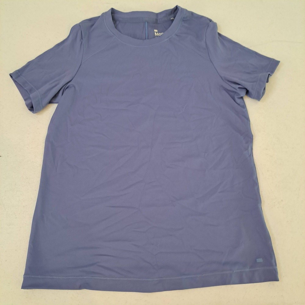 Mondetta Active Tee Women XS Blue Short Sleeve Stretch Performance 1546-140